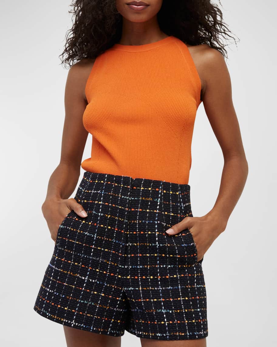 Image 2 of 4: Moulin Knit High-Neck Tank Top