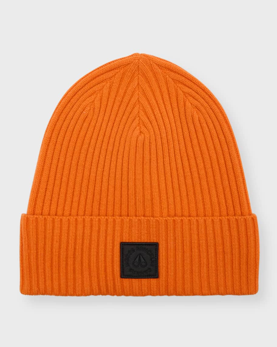 Moose Knuckles Men's Mariner Ribbed Toque Beanie | Neiman Marcus