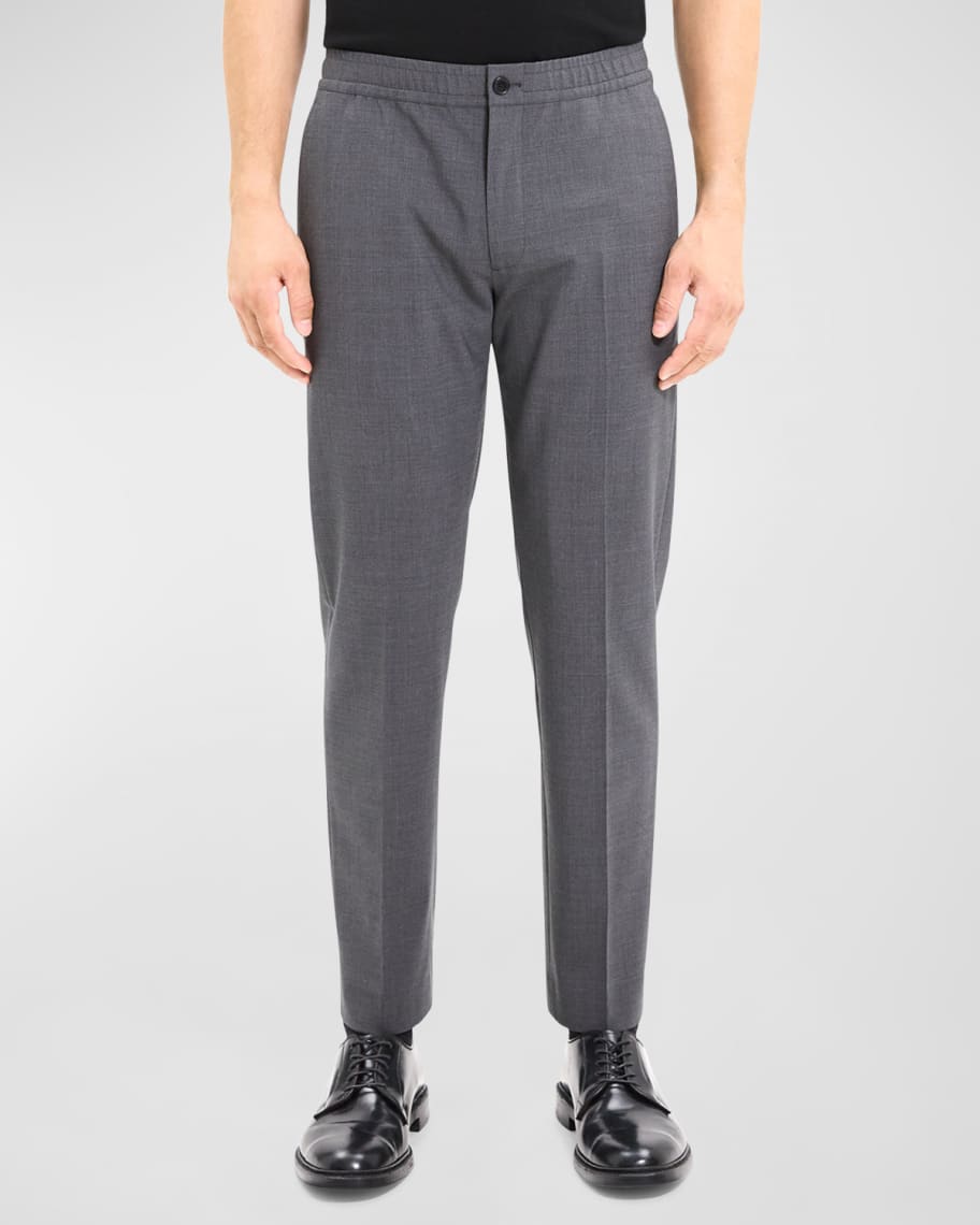 Damien Slim Wool & Viscose Pants