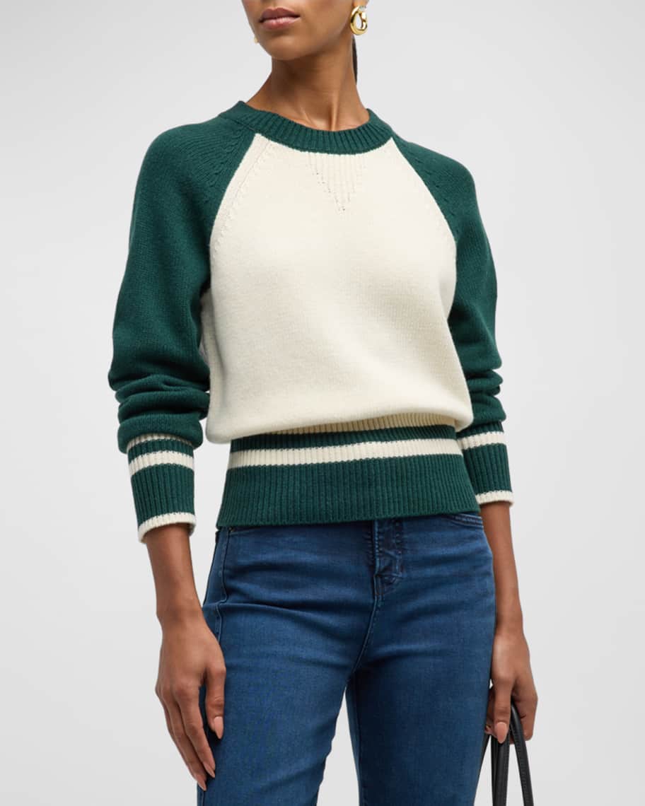 Louis Vuitton Men's Colour Block Crew Neck Sweater