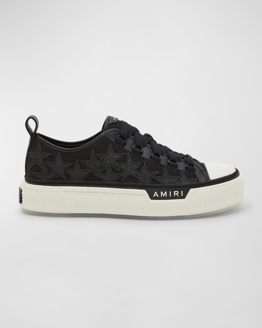 Amiri Men's Glitter Stars Low-Top Sneakers | Neiman Marcus