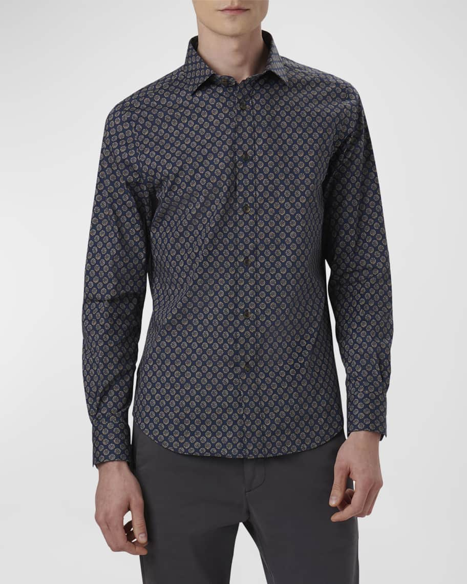 LV Abstract Houndstooth Crewneck - Men - Ready-to-Wear