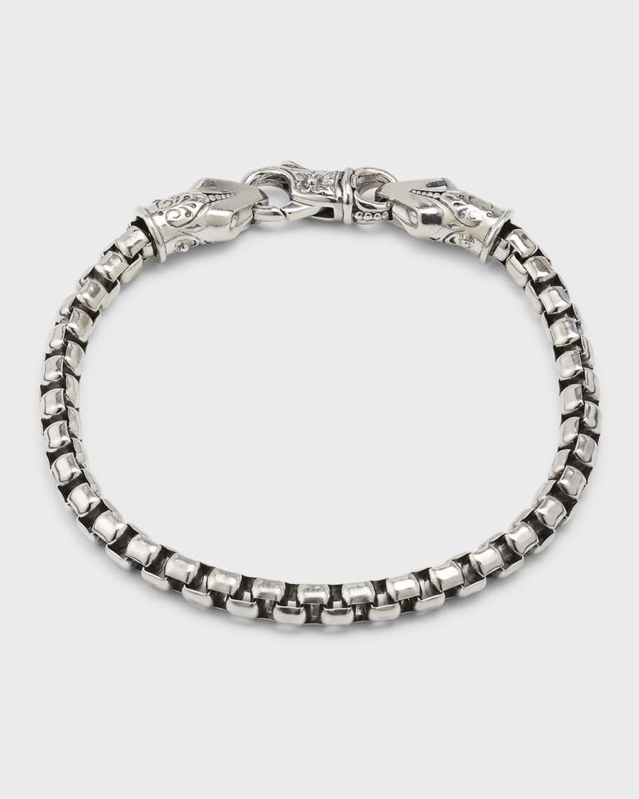 Konstantino Men's Sterling SIlver Chain Bracelet Neiman Marcus