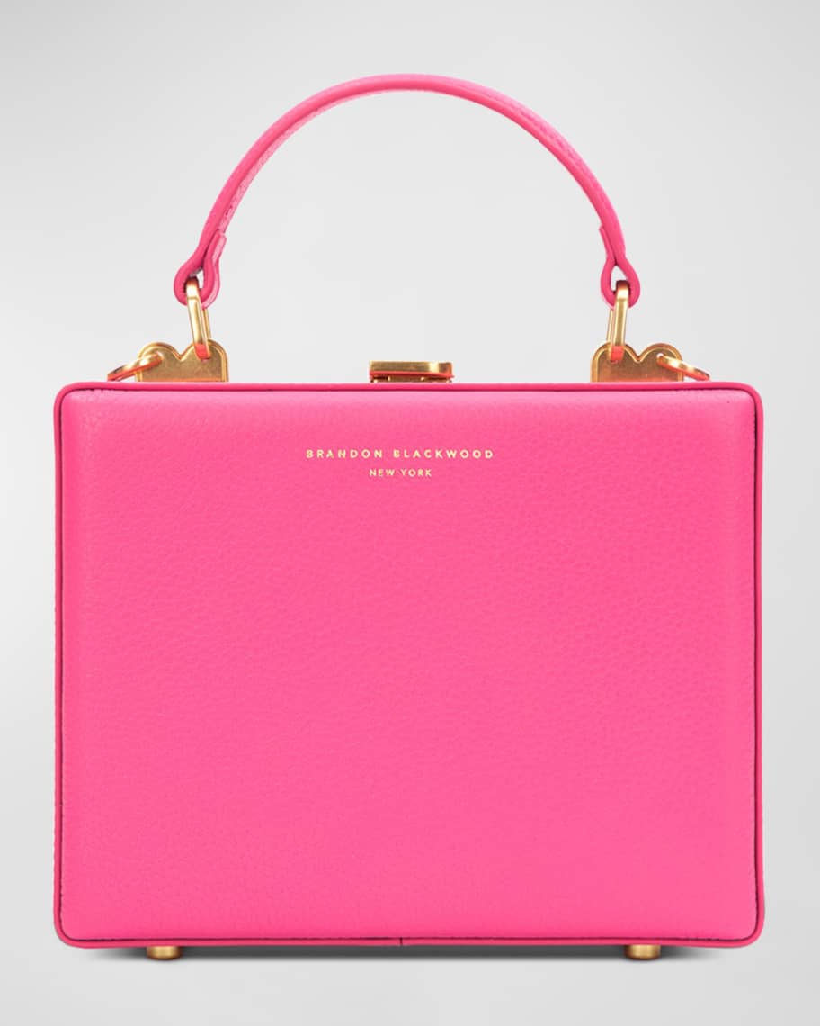 Brandon Blackwood Kendrick Trunk Leather Top-Handle Bag | Neiman