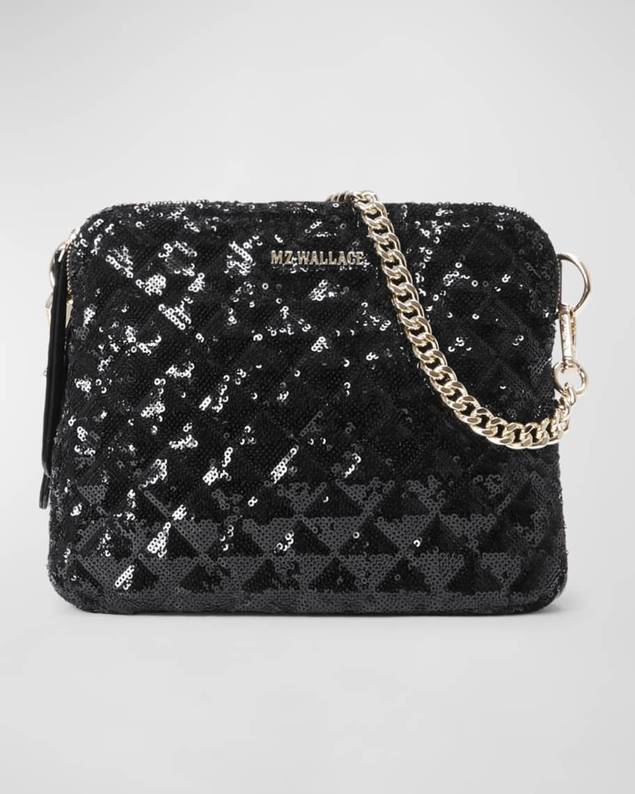MZ WALLACE Madison Sequins Quilted Crossbody Bag | Neiman Marcus