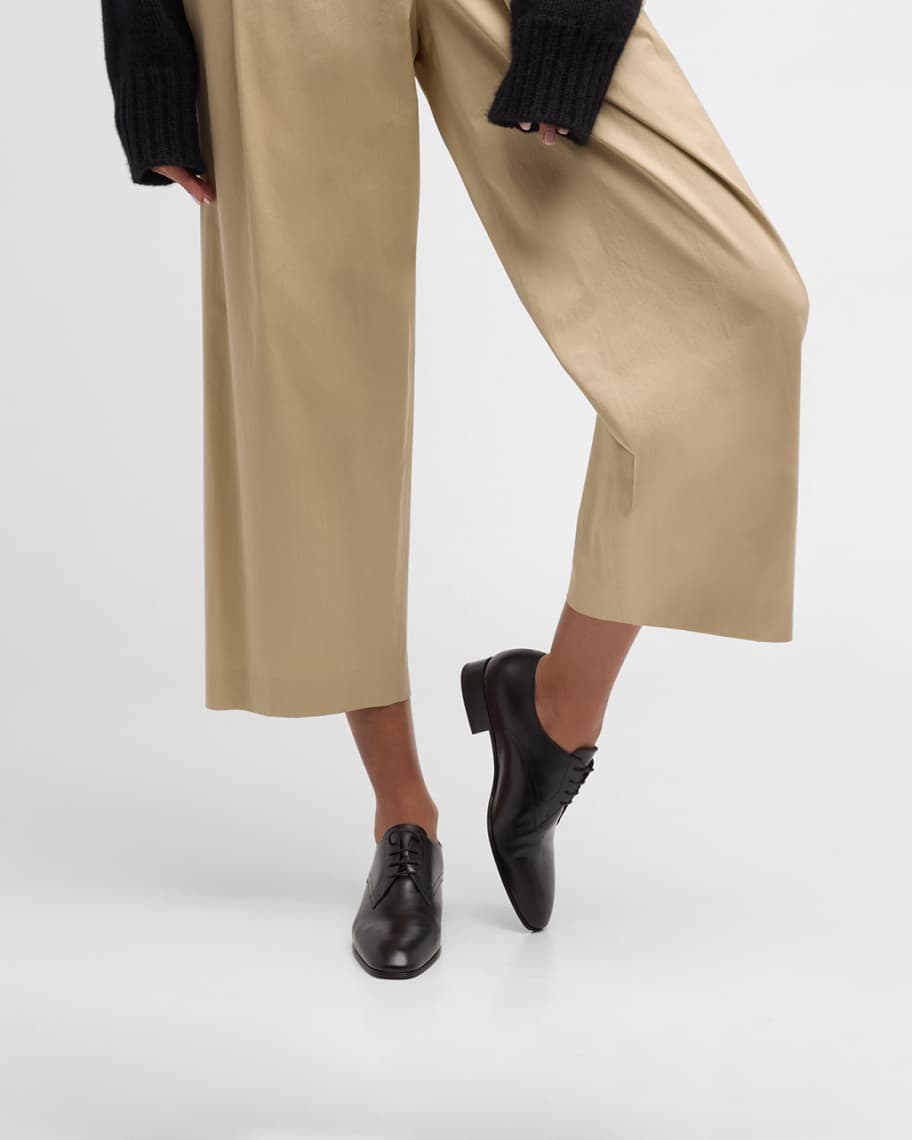 Image 2 of 6: Kay Leather Oxford Loafers