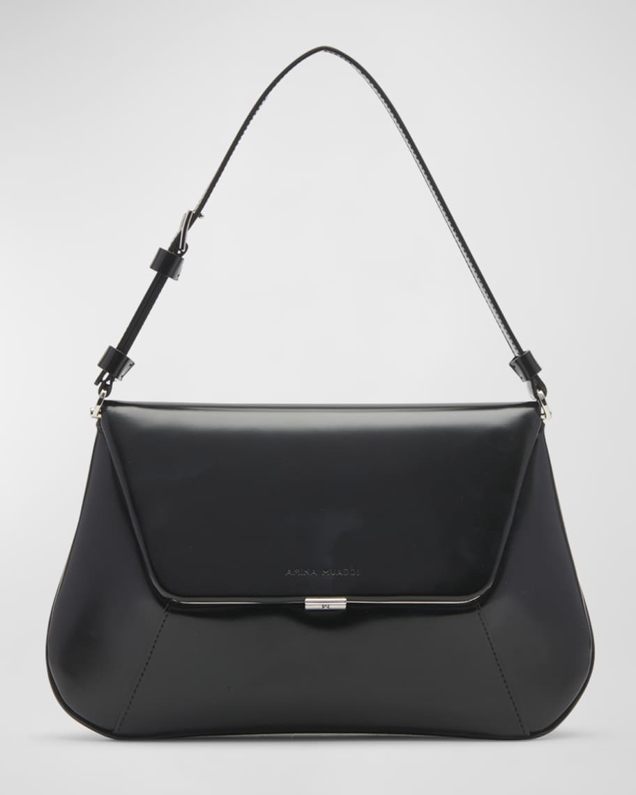 Image 1 of 4: Ami Spazzolato Leather Shoulder Bag