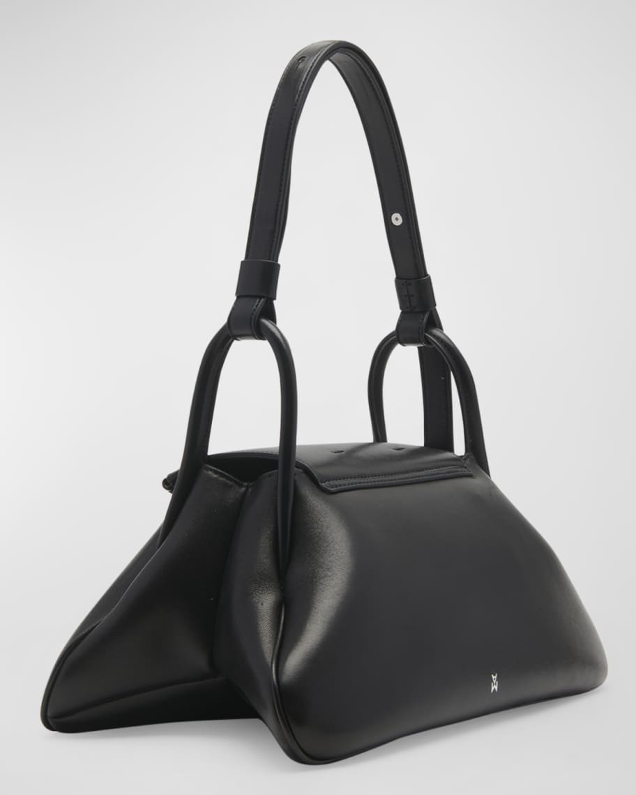 Image 2 of 4: Gemini Zip Napa Leather Shoulder Bag