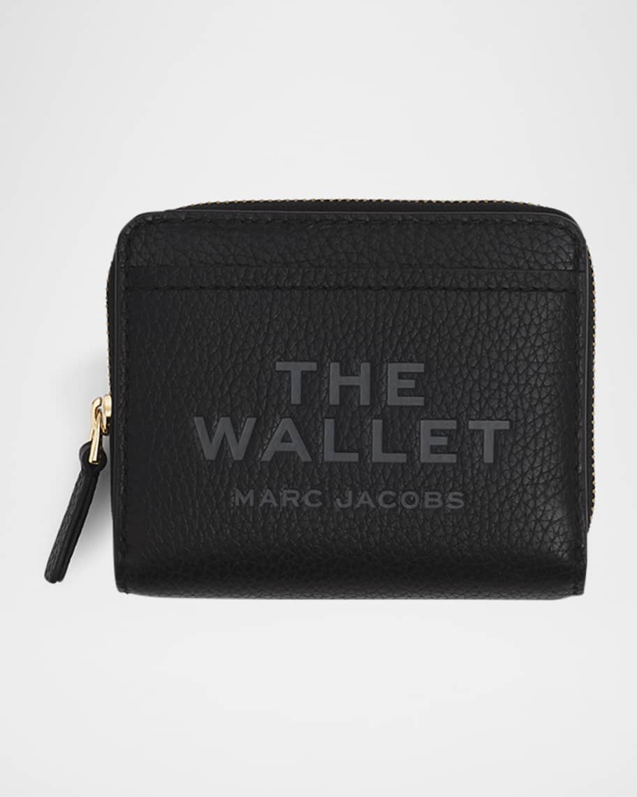 Marc Jacobs Women's The Snapshot DTM Mini Compact Wallet, Black, One Size