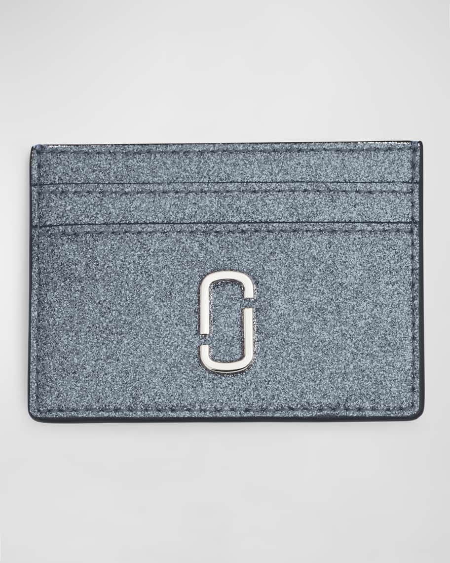 ◇MARC JACOBS◇ Glitter J Marc Card CaseBlack Marc Jacobs The Galactic Glitter J Marc Card Case | Neiman