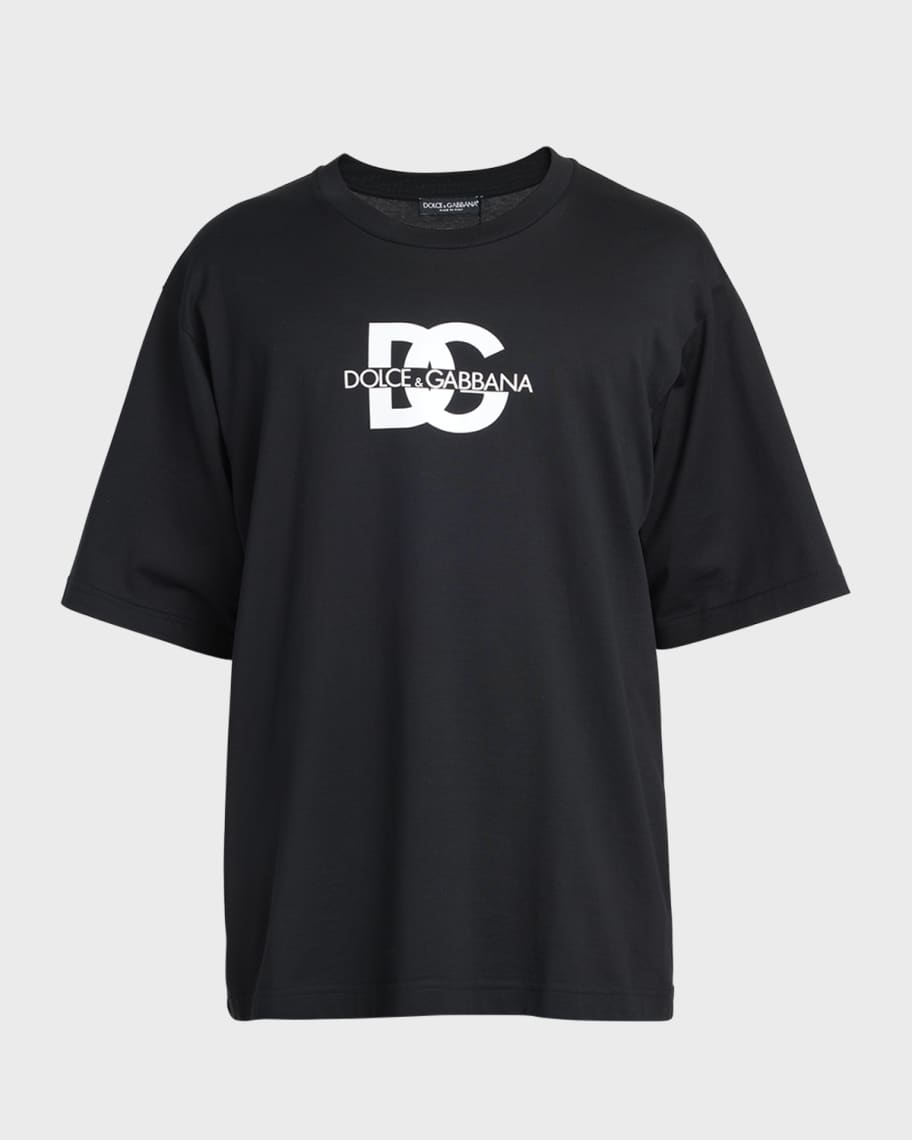 【関税＆送料込み】Dolce & Gabbana Dg Logo T-Shirt Dolce & Gabbana DG Logo Embossed T-Shirt | Sendegaro US