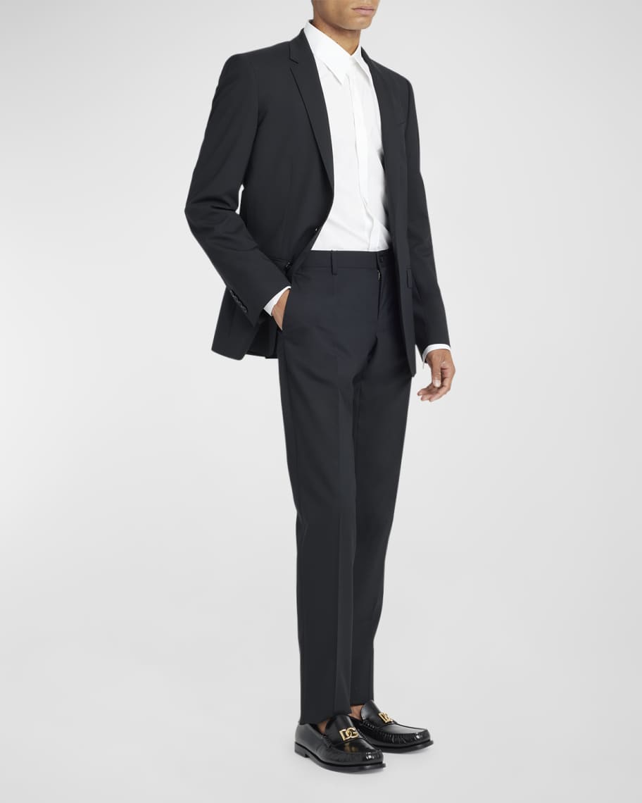 Dolce&Gabbana Men's Martini Solid Stretch Wool Suit | Neiman Marcus