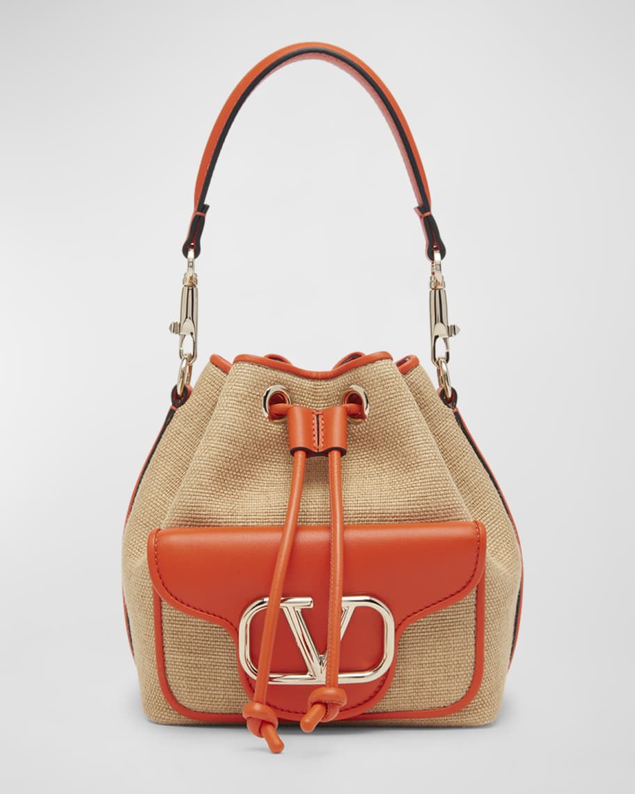 【VALENTINO】LOCO BUCKET BAG Valentino Garavani Loco Small Drawstring Bucket Bag | Neiman