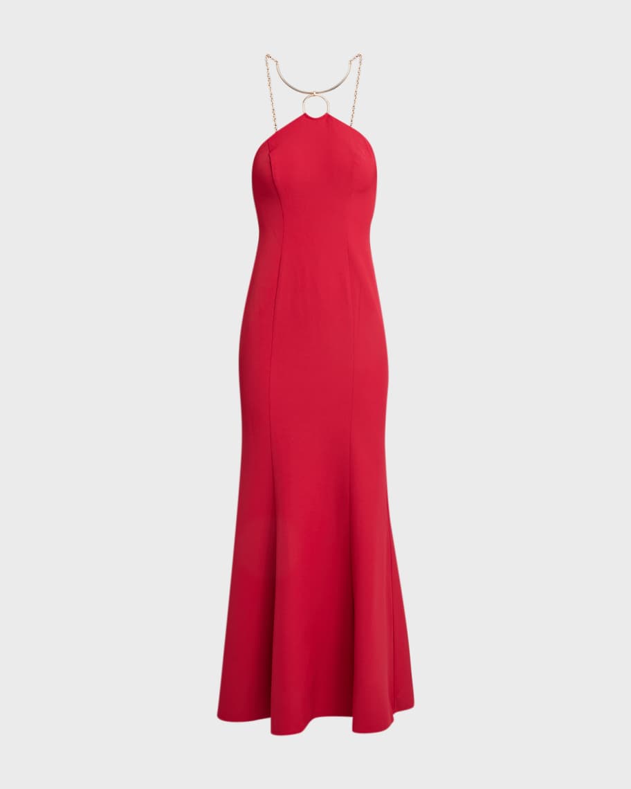 blue jersey dress long sleeve MACloth Women Mermaid Long Sleeves Lace Jersey Royal Blue Evening Gown Formal Dress Custom Color / Above Knee / US14 main image 1