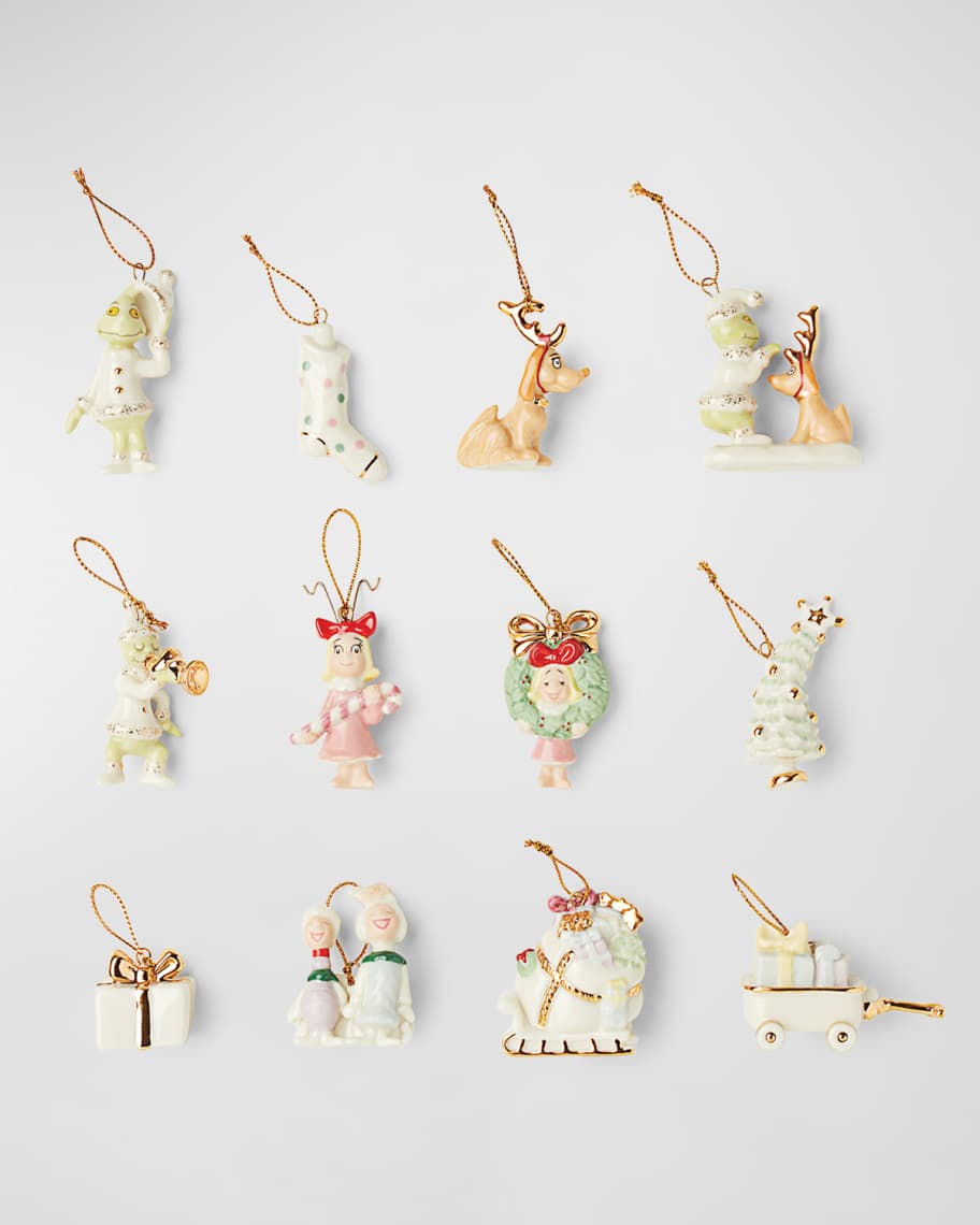 Lenox How The Grinch Stole Christmas 12Piece Mini Ornaments Neiman