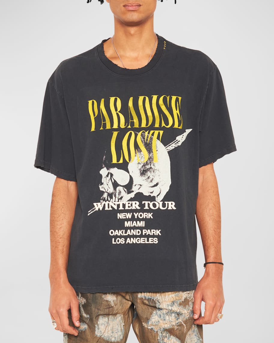 【Alchemist】Paradise Lost Tシャツ コットン メンズ 半袖 Alchemist Paradise Lost T-shirt | Brown | FARFETCH JO
