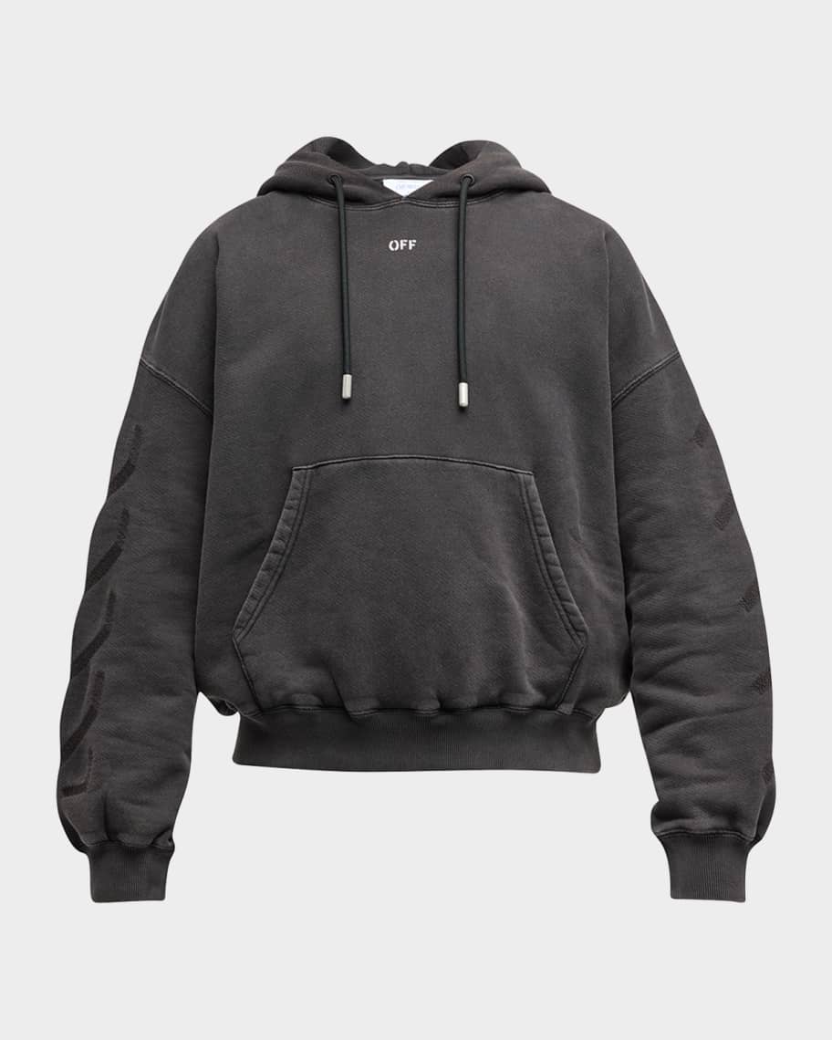 Off white hoodie oversized discount