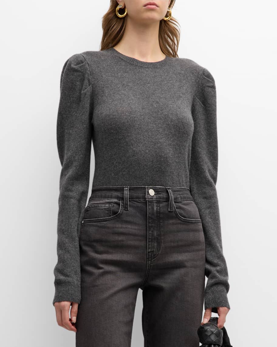 Image 2 of 6: Draped Cashmere-Wool Sweater