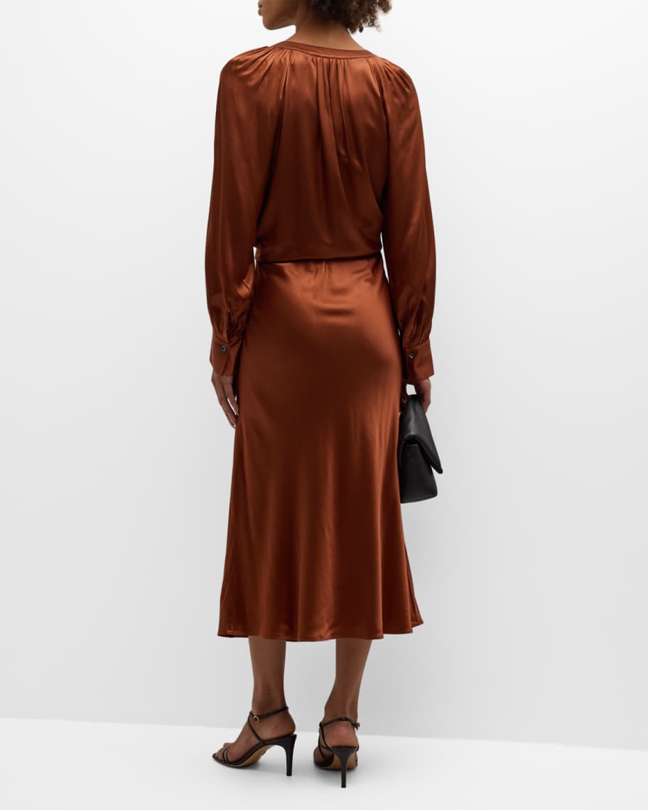 Image 3 of 5: Wynna Satin Blouse