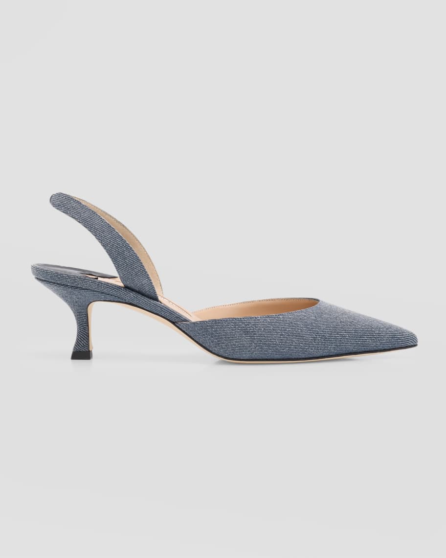 Manolo blahnik denim shoes store