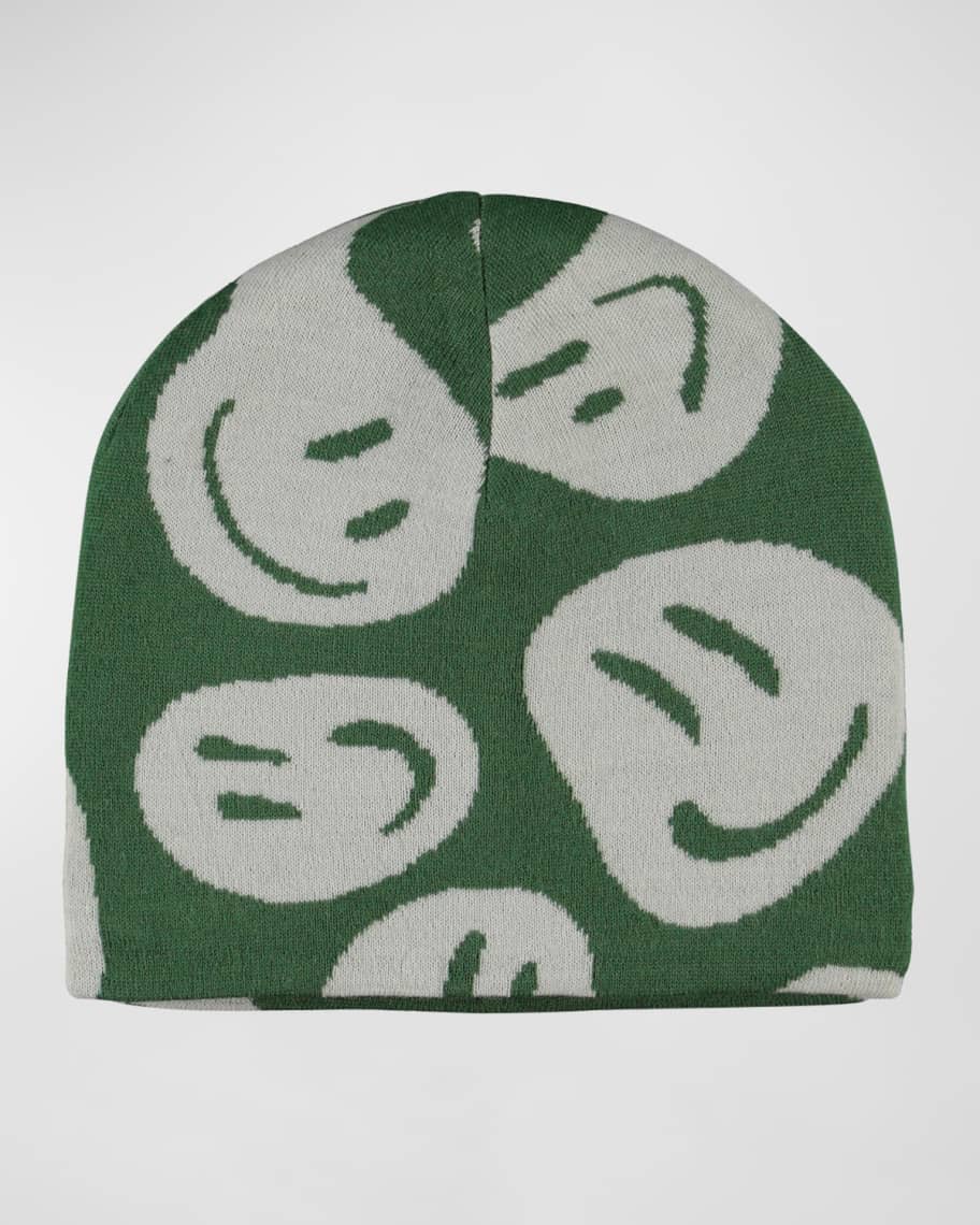 Image 1 of 2: Kid's Kenzie Happy Face Beanie, Size S-L