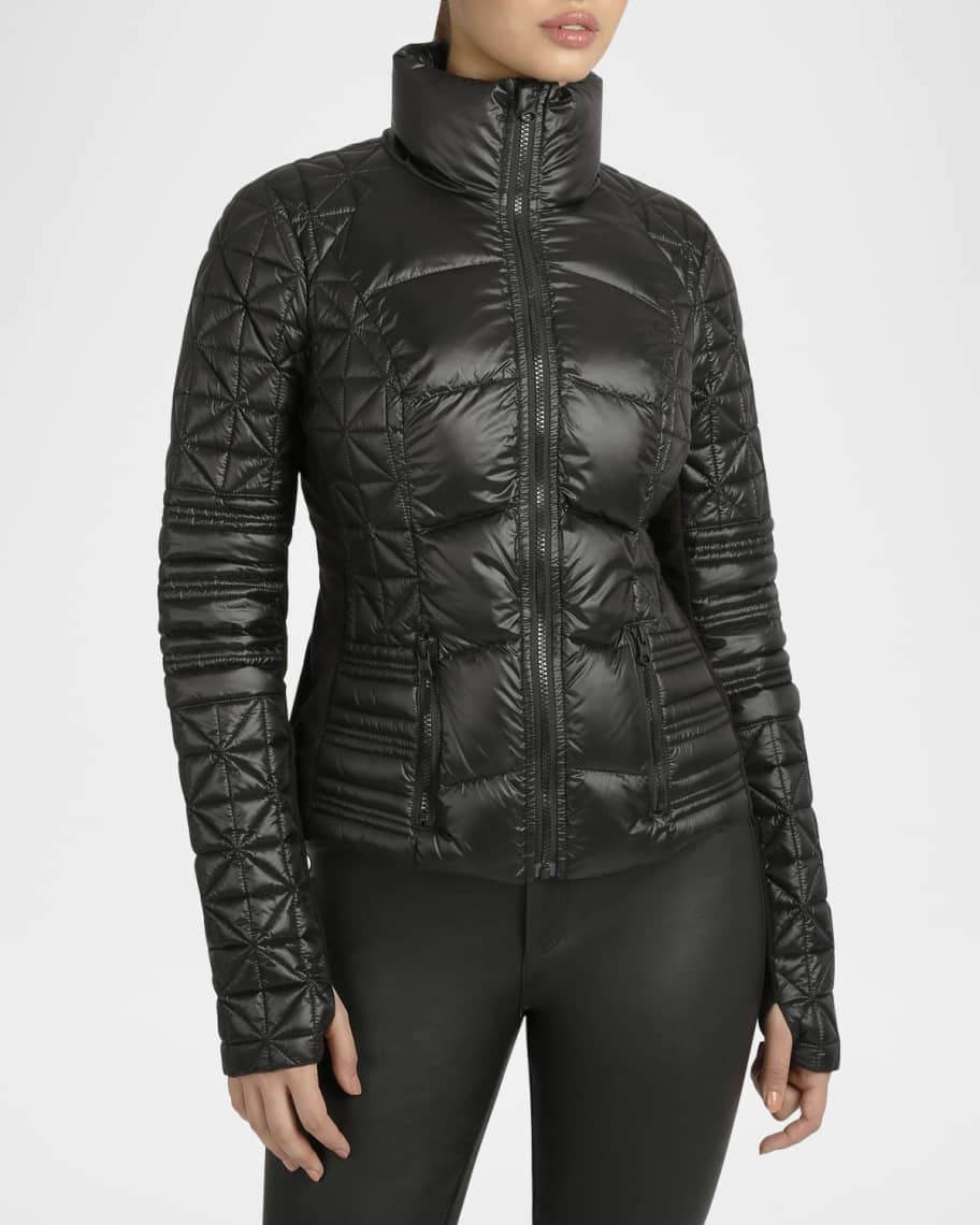 Marclain Lightweight Quilted Puffer Jacket - Black main image 0