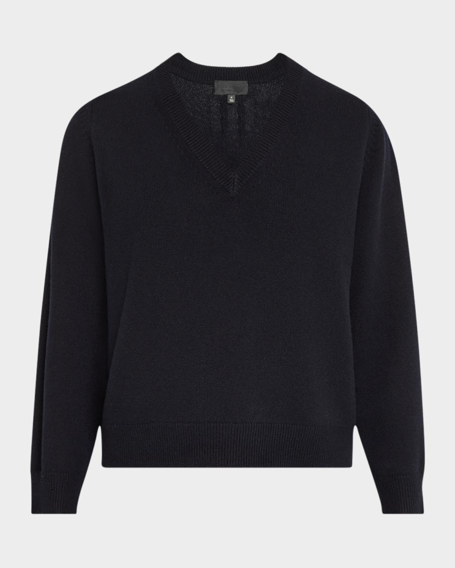 Nili Lotan Priya V-Neck Cashmere Sweater | Neiman Marcus