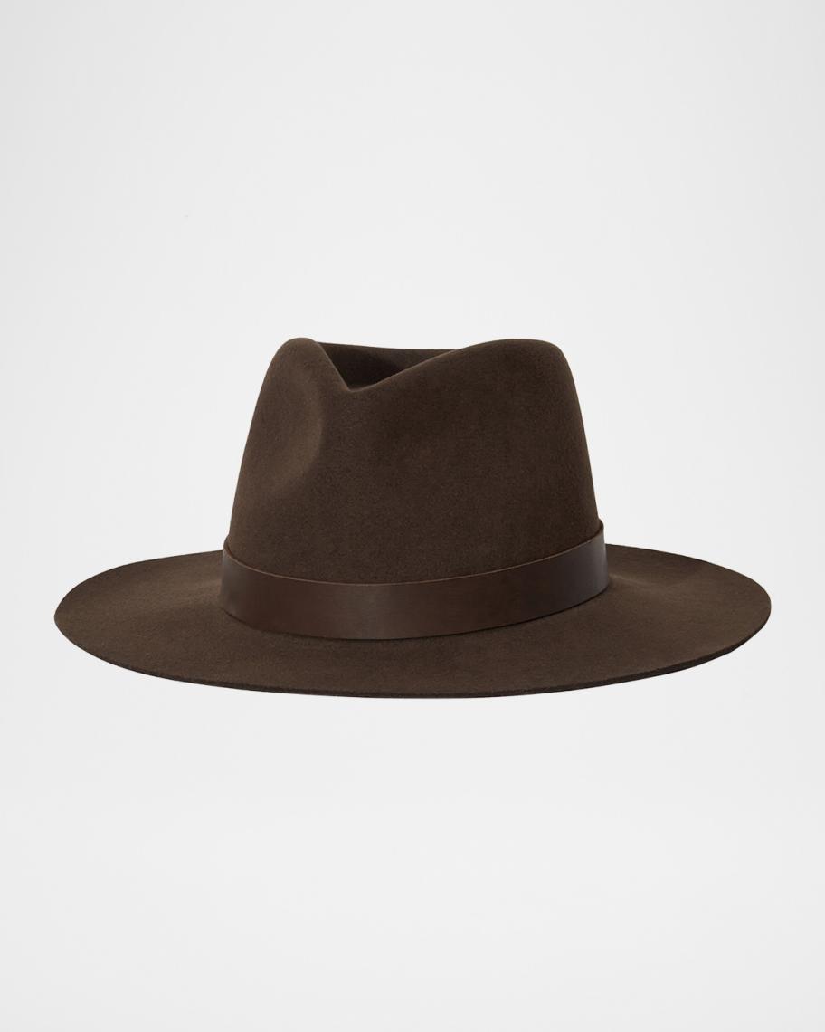 Janessa Leone Ross Packable Wool Fedora | Neiman Marcus display picture 1