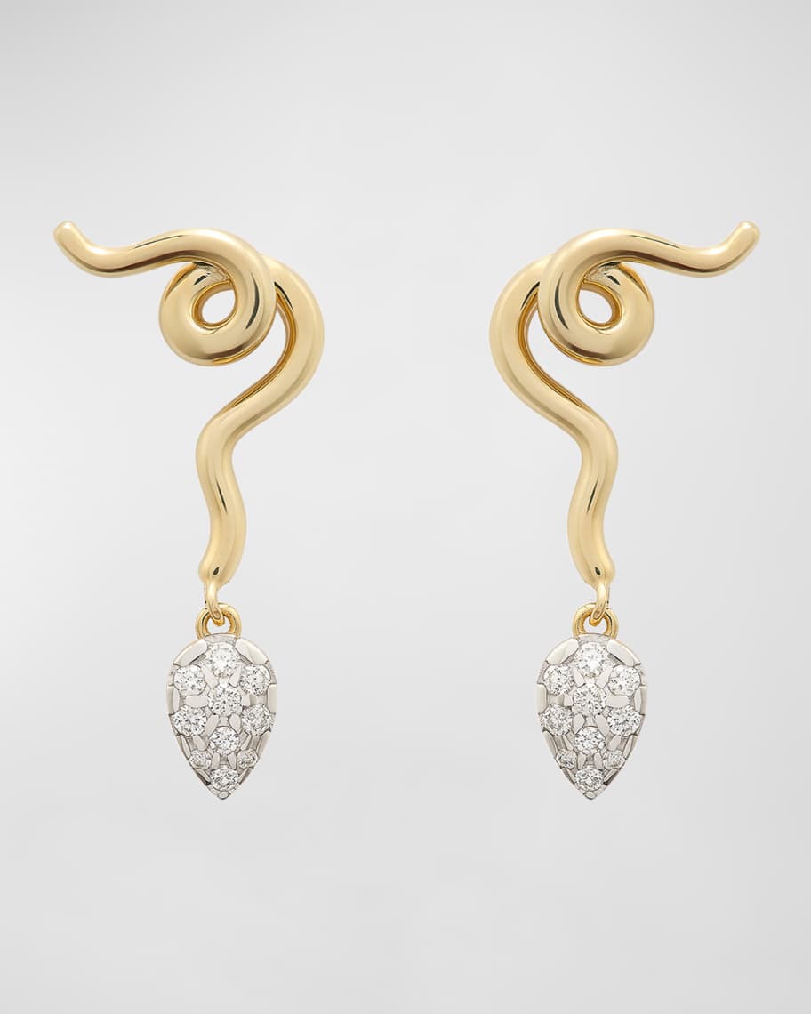 The Trina Rose Gold Flower Earrings