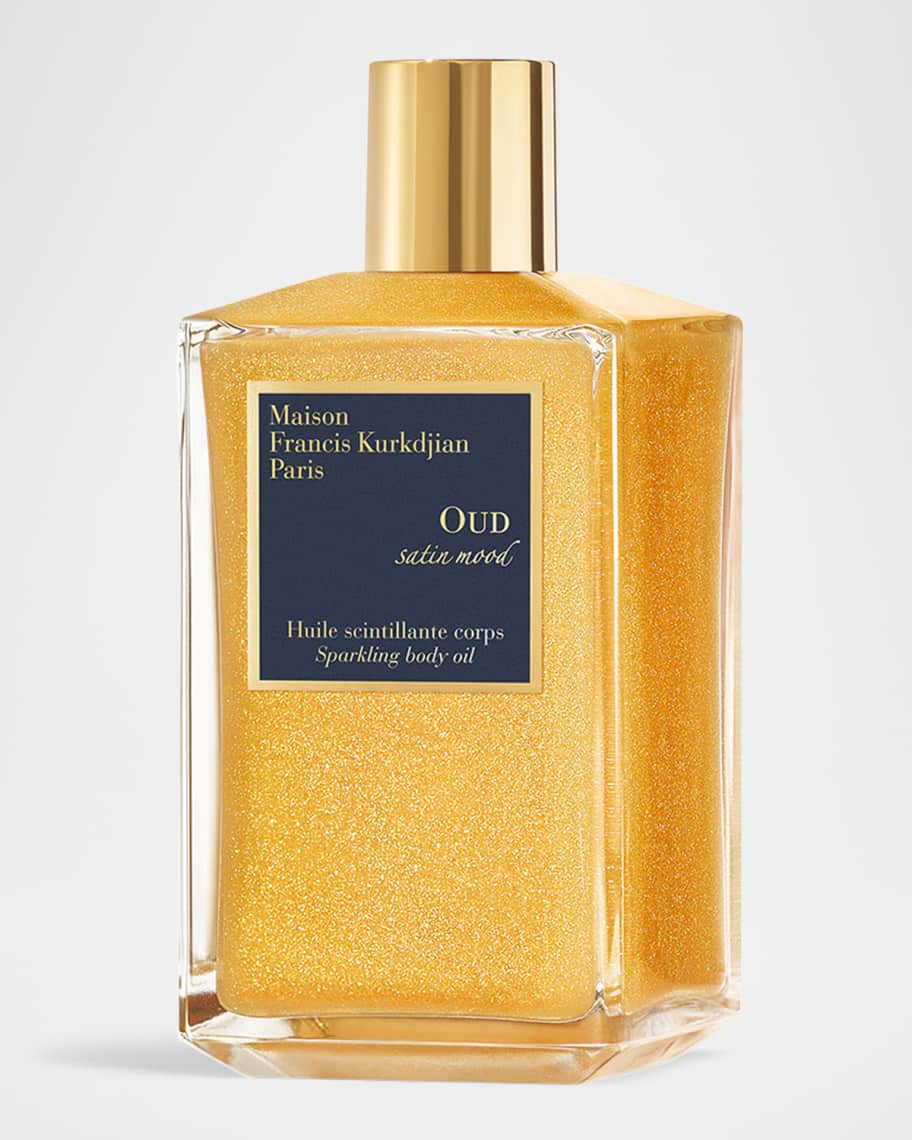 Maison Francis Kurkdjian OUD Satin Mood Scented Sparkling Body Oil, 6.7 oz. | Neiman Marcus Maison Francis Kurkdjian OUD Satin... 