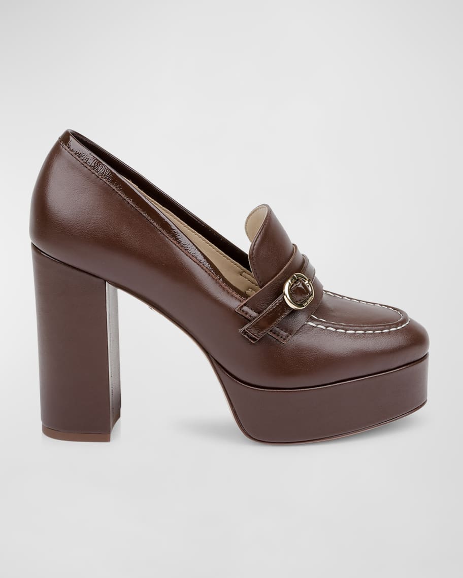 platform loafer pumps