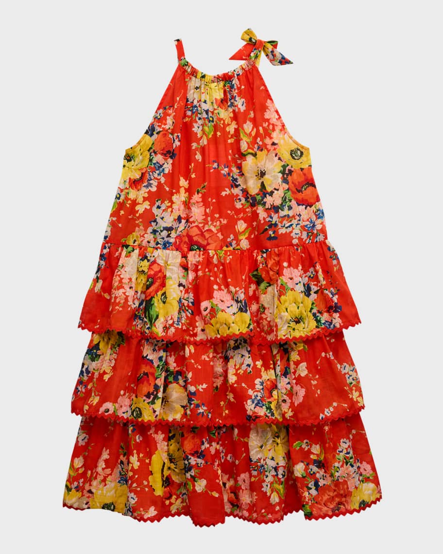 Image 2 of 3: Girl's Alight Tiered Dress, Size 2-12