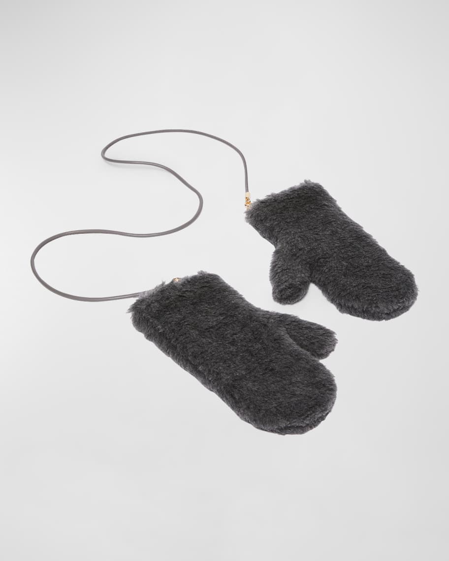【Max Mara】 Ombratoテディー mittens Max Mara Ombrato Teddy Mittens | Neiman Marcus