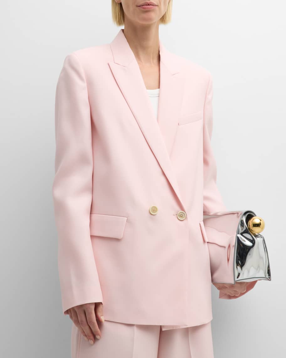 Image 2 of 6: Peak-Lapel Double-Breasted Jacket