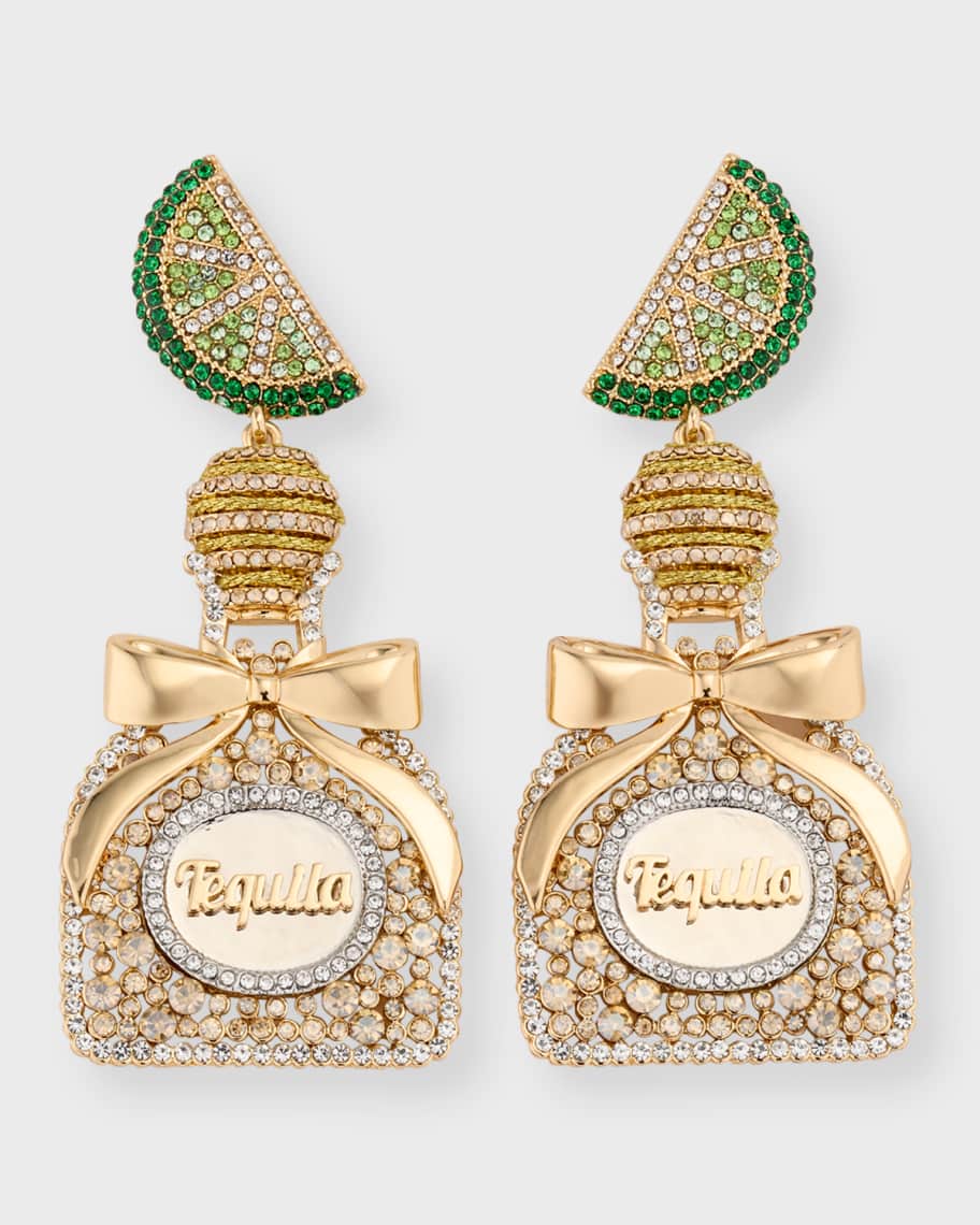 Baublebar crystal shop drop earrings