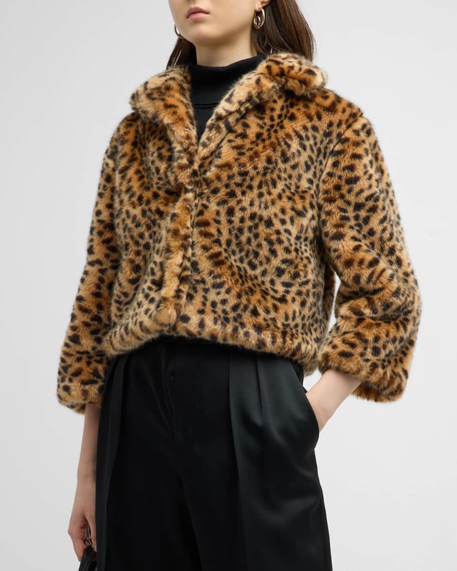 Neiman marcus leopard coat hotsell