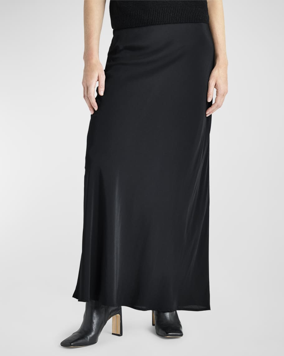 Splendid Orla Maxi Satin Skirt | Neiman Marcus