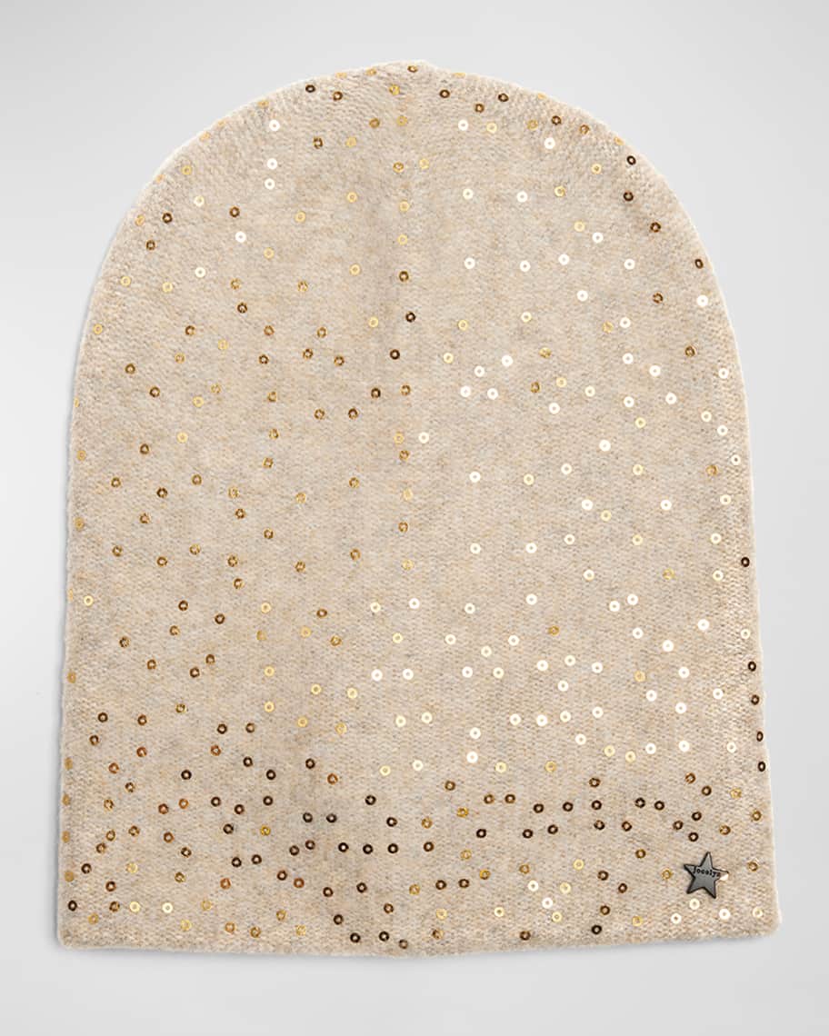 Image 1 of 1: Sequin Knit Beanie