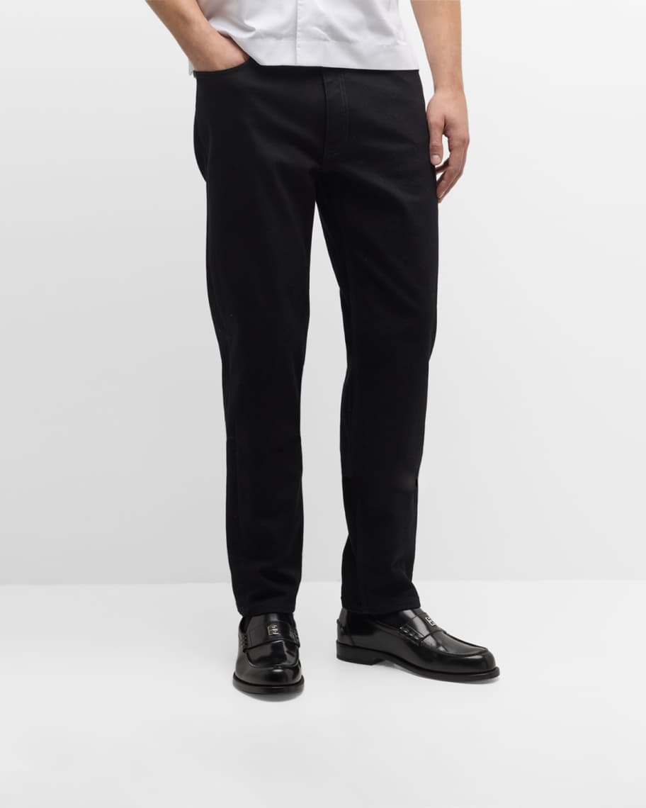 Image 2 of 6: Men's Mr G Brushed Leather Penny Loafers