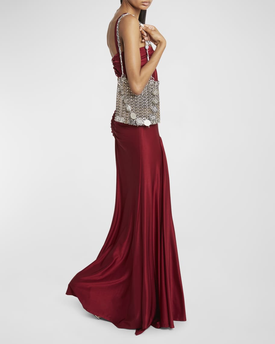 Image 2 of 6: Sac Disc-Link Embellished Shoulder Bag