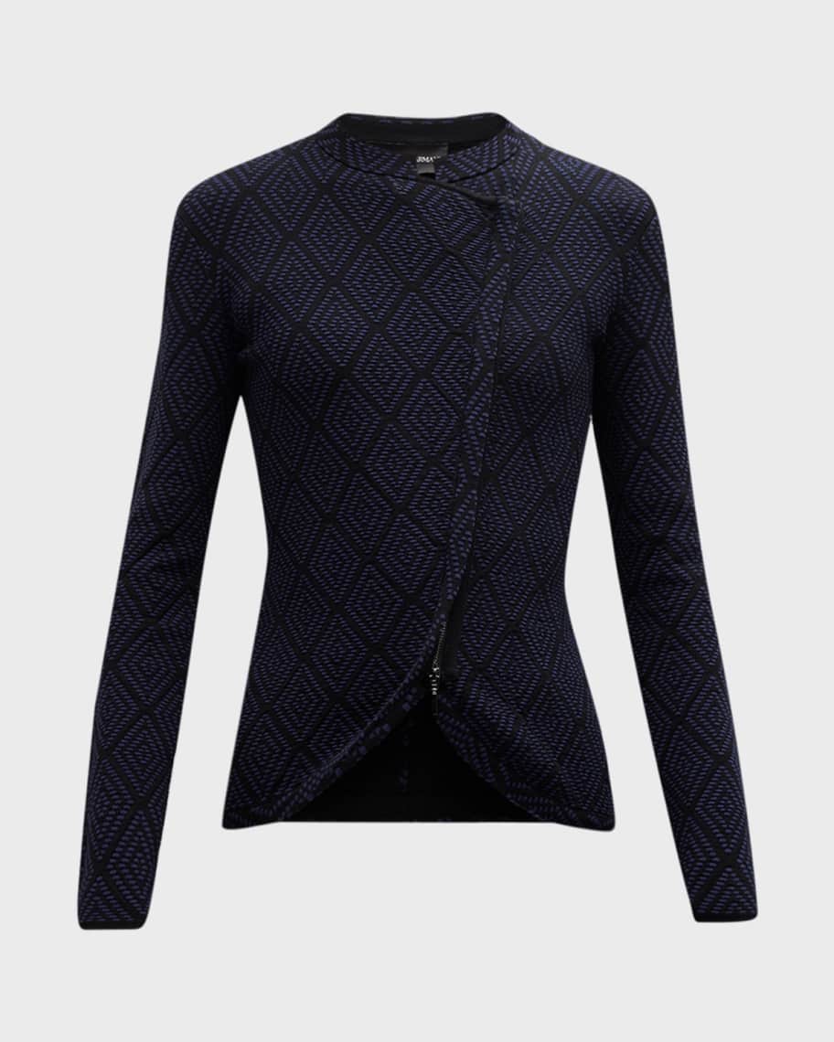ジャケット・アウター EMPORIO ARMANI Asymmetric Tech Jacket Emporio Armani asymmetric-fastening Jacket | Black | FARFETCH
