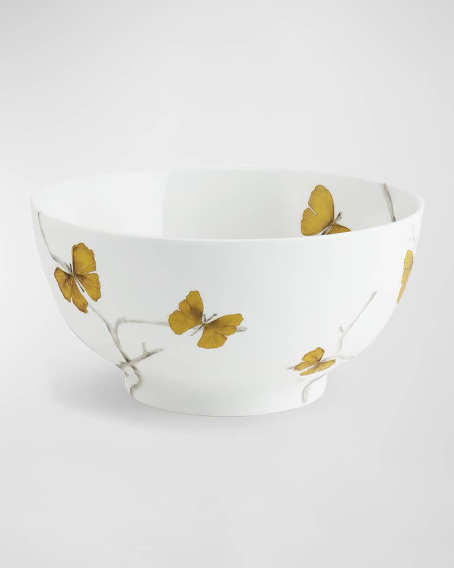 Michael Aram Butterfly Ginkgo Porcelain Serving Bowl