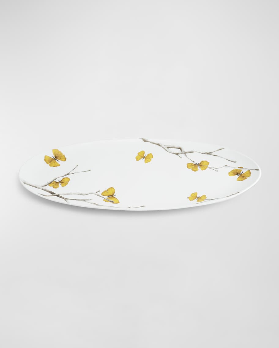 Michael Aram Butterfly Ginkgo Porcelain Platter