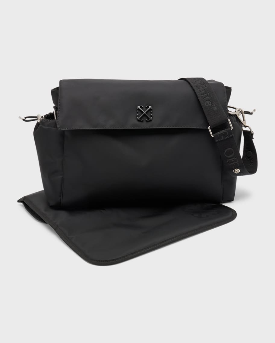 Off-White Arrow Soft Jitney Diaper Bag | Neiman Marcus