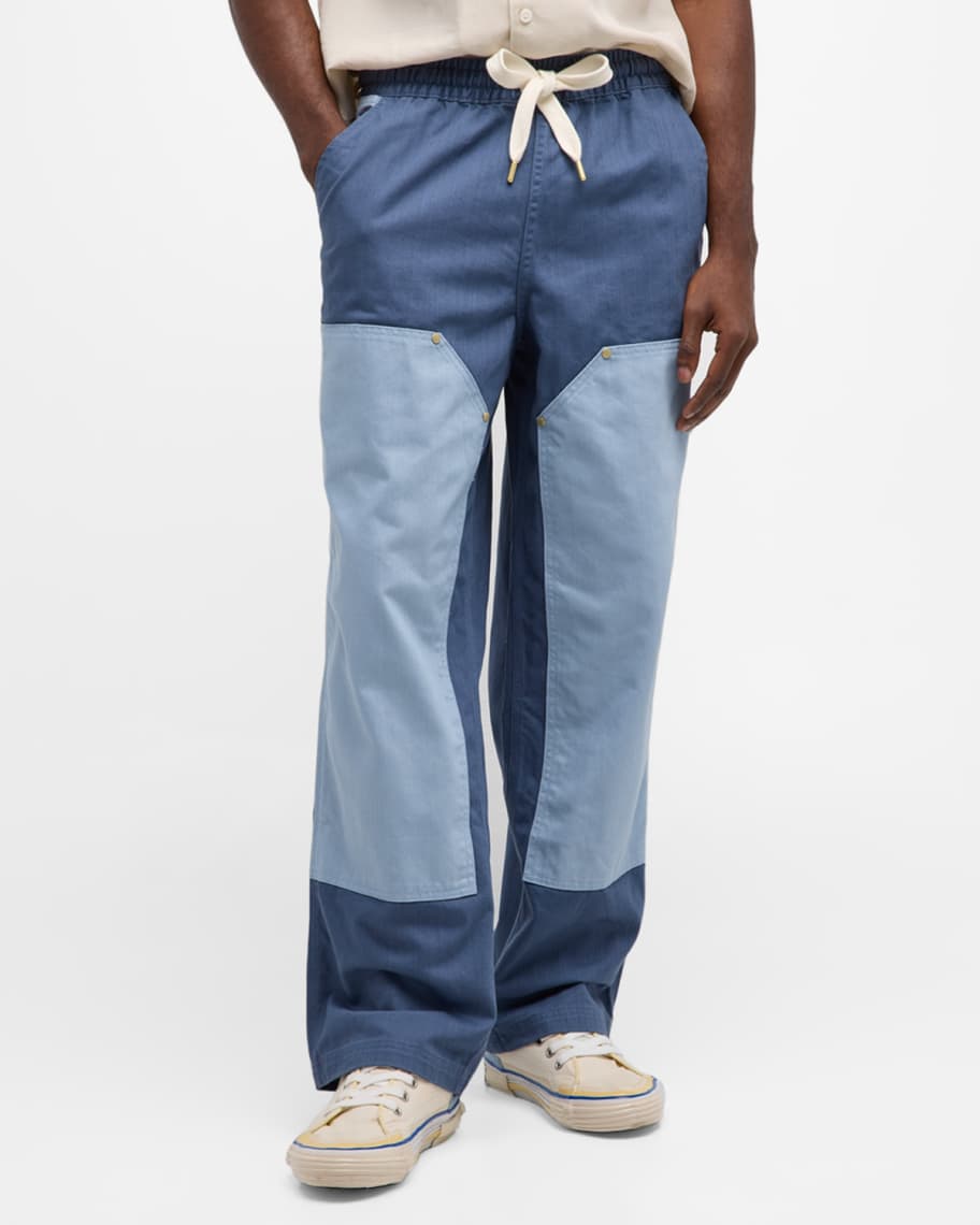Puma x Rhuigi Men's Double-Knee Denim Pants | Neiman Marcus