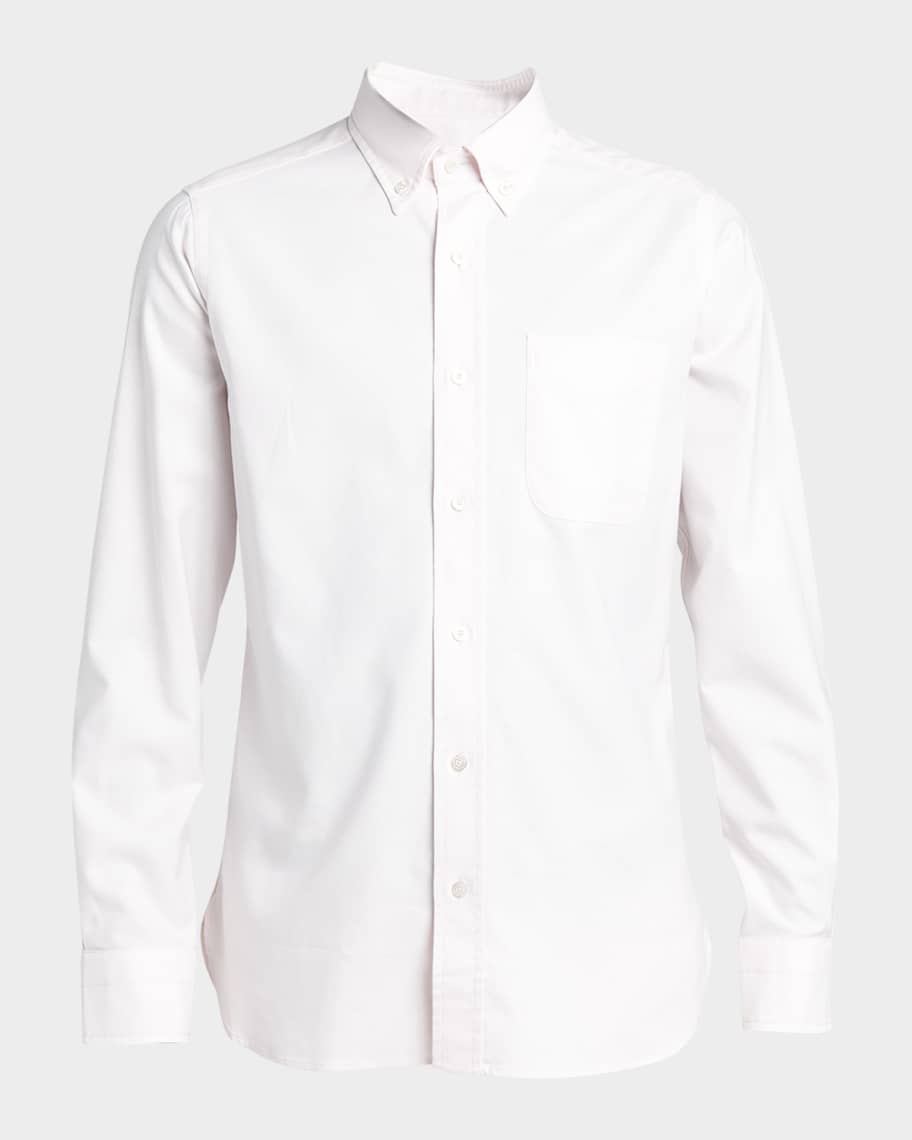 TOM FORD Men's Slim Fit Cotton Oxford Sport Shirt | Neiman