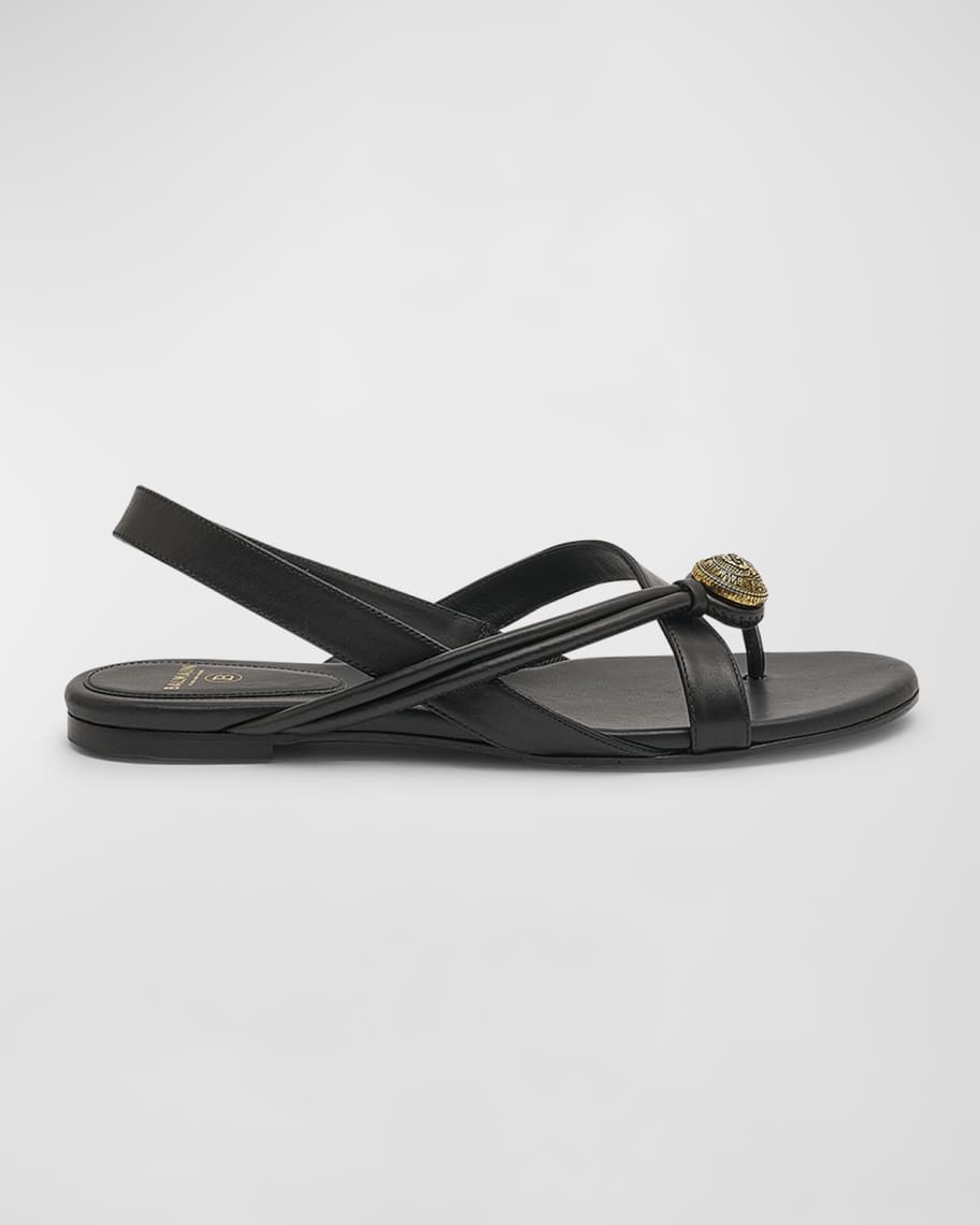 サンダル・ミュール Balmain Geometric Design Platform Sandal New BALMAIN $1350 Metallic Patent Crested Sphere Platform