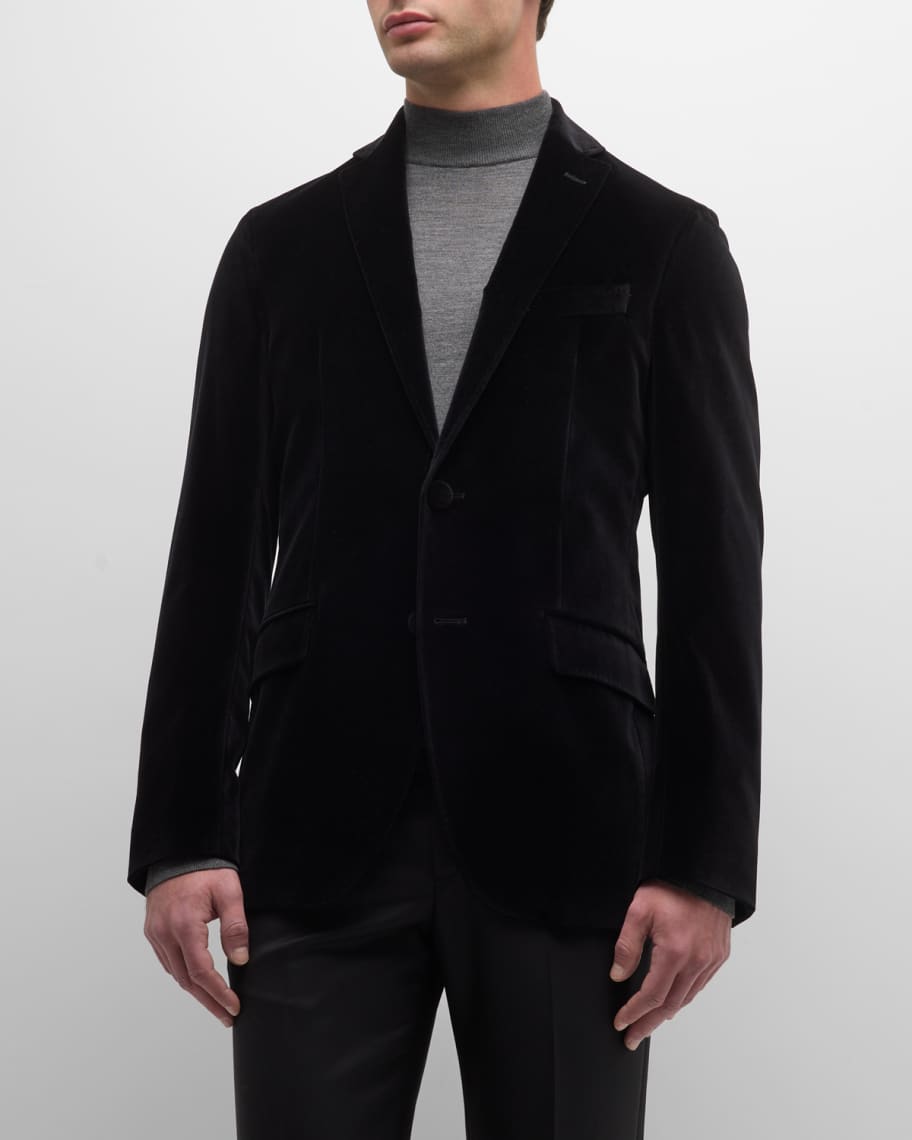 Etro Men's Velvet Tuxedo Jacket | Neiman Marcus