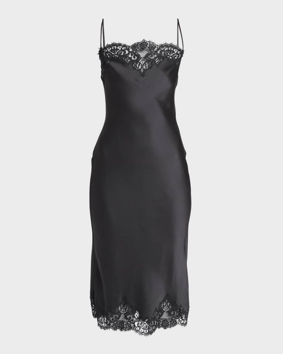 Stella McCartney Iconic Lace Slip Dress | Neiman Marcus