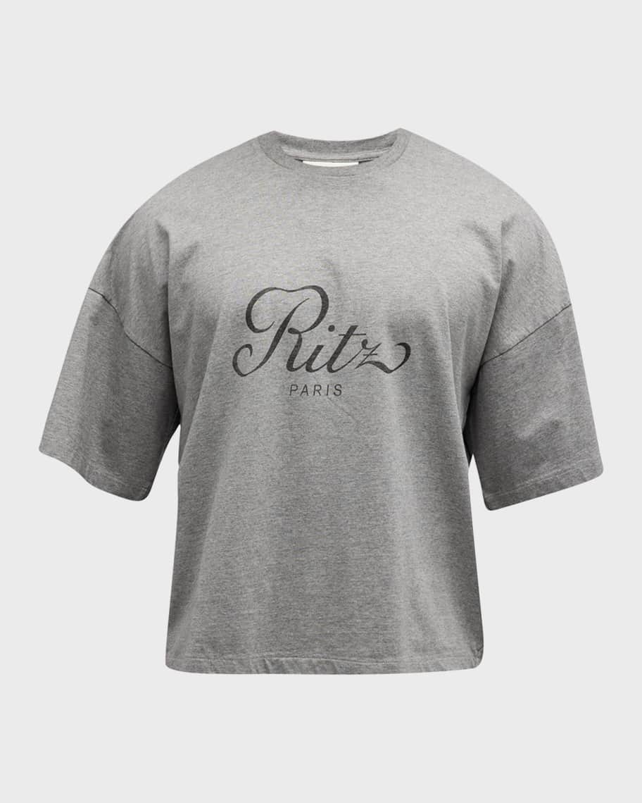 Image 1 of 6: FRAME x Ritz Paris Men's Boxy T-Shirt